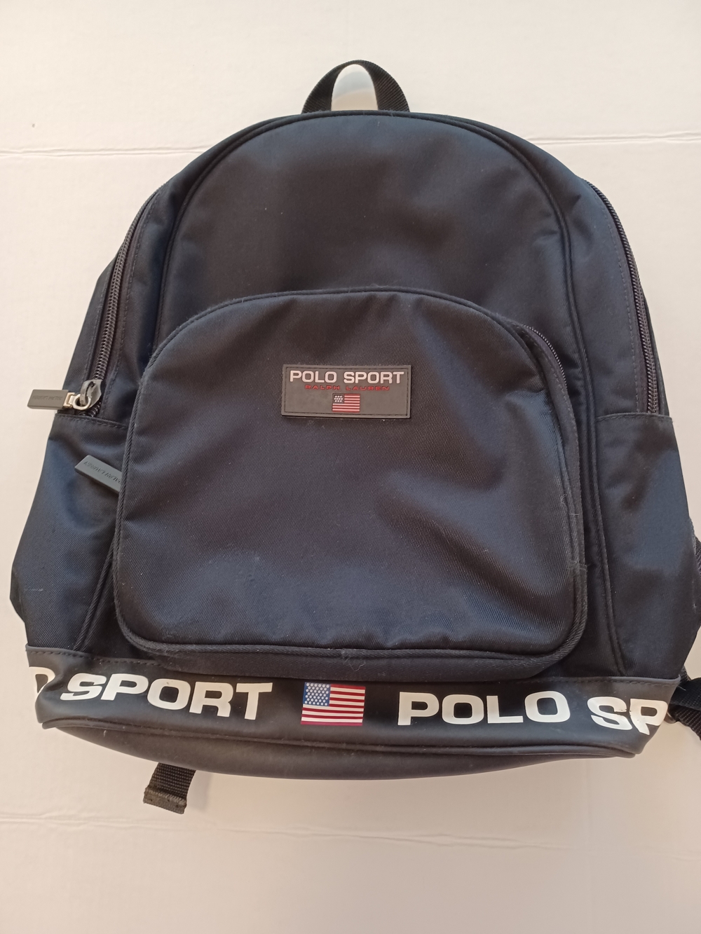Polo by Ralph Lauren Polo Sport Black Backpack with Logo Trim